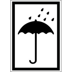 Nedvességtől óvandó! matrica / tábla [20db/ív]