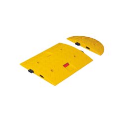   Sebességcsökkentő küszöb (Fekvőrendőr) 4 cm-es prizmás közelem, sárga