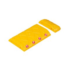   Sebességcsökkentő küszöb (Fekvőrendőr) 5 cm-es prizmás közelem, sárga