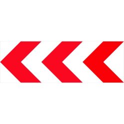 Iránytábla (balra) KRESZ közlekedési tábla
