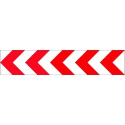 Iránytábla (balra) KRESZ közlekedési tábla