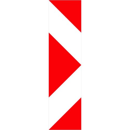 Álló iránytábla (jobbra) KRESZ közlekedési tábla