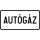 Autógáz KRESZ közlekedési tábla