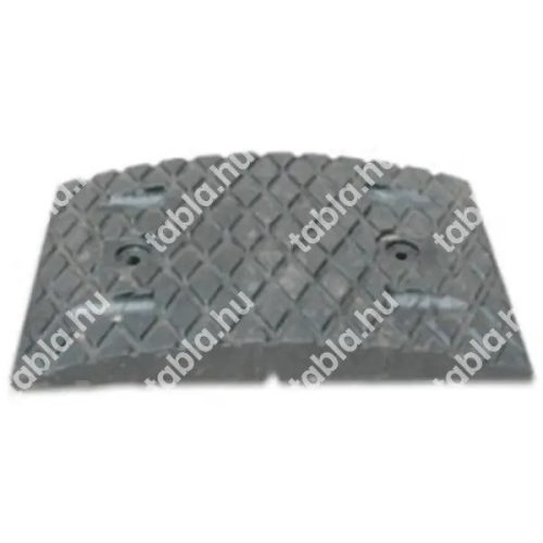 Fekvőrendőr 4 cm-es közelem, fekete