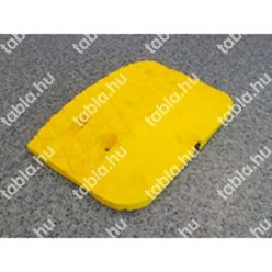Fekvőrendőr 6 cm-es végelem, sárga