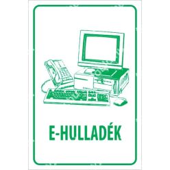 E-hulladék matrica