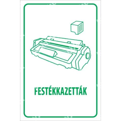 Festékkazetták matrica