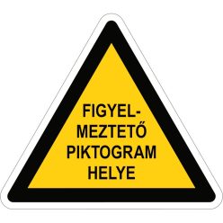   Figyelmeztető jelzés padlójelölő (választható piktogram vagy szöveg) 300 mm