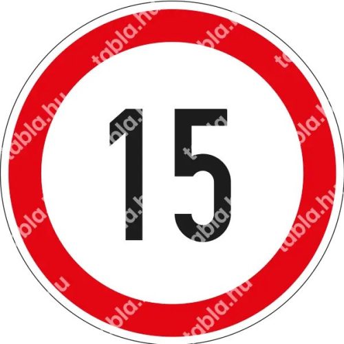 15 km/h matrica