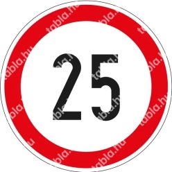 25 km/h matrica