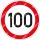 100 km/h matrica