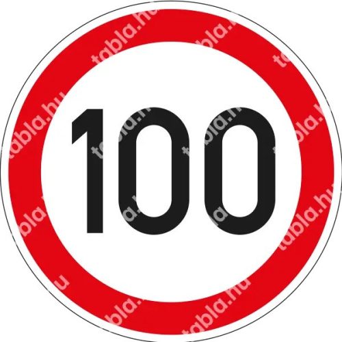 100 km/h matrica