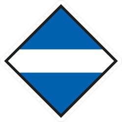 Anyaga 1,5 mm vastagságú horganyzott lemezre kasírozott EGP (1. fóliaosztályú) mikroprizmás fényviss