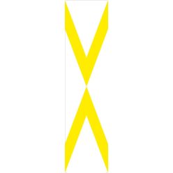 Anyaga 1,5 mm vastagságú horganyzott lemezre kasírozott EGP (1. fóliaosztályú) mikroprizmás fényviss