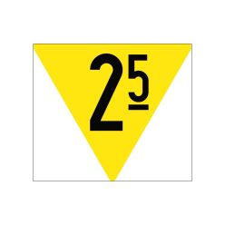 Anyaga 1,5 mm vastagságú horganyzott lemezre kasírozott EGP (1. fóliaosztályú) mikroprizmás fényviss