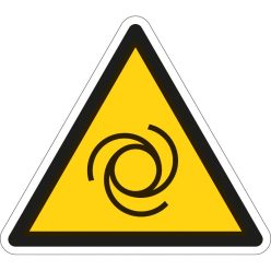   Automatikus működésű berendezés matrica (ISO 7010-W018 piktogram)