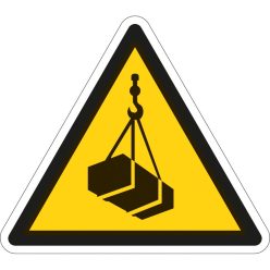   Függő teher matrica (ISO 7010-W015 piktogram) 20 mm [20db/ív]