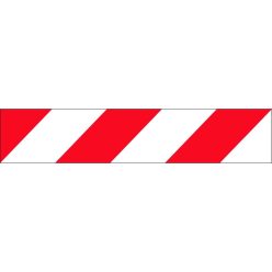 Veszélyt jelző csík (vörös/fehér)