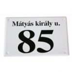 Házszámtáblák