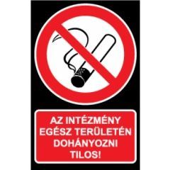 permetezni tilos a dohányzás)